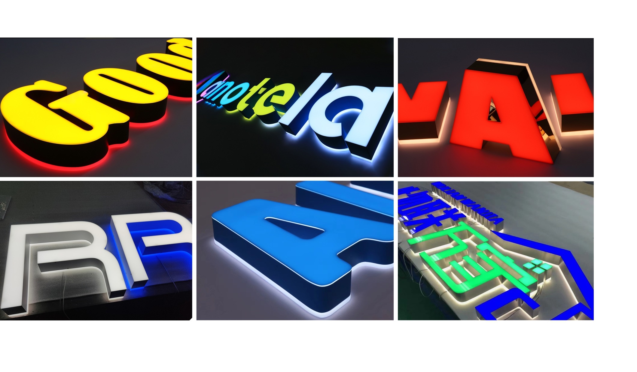 Double Sided LED Letters 双面发光字