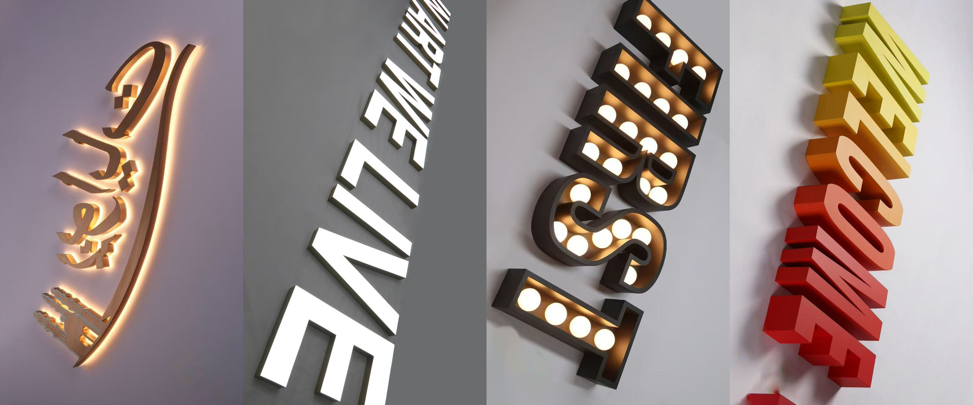 HeFeng signs workshop — precision signage fabrication
